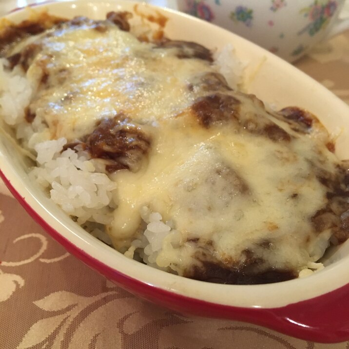 カレーのチーズ焼き